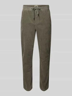 Spodnie sztruksowe o kroju tapered z mieszanki bawełny model ‘LINUS’ Only & Sons
