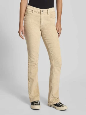 Spodnie sztruksowe o rozkloszowanym kroju z mieszanki bawełny model ‘MARY’ Only