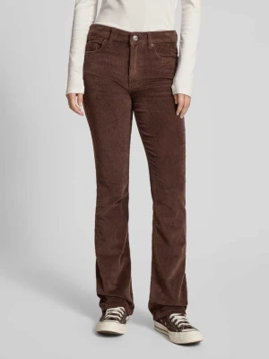 Spodnie sztruksowe o rozkloszowanym kroju z mieszanki bawełny model ‘MARY’ Only