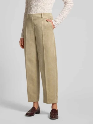 Spodnie sztruksowe o szerokim kroju w kant Jake*s Collection