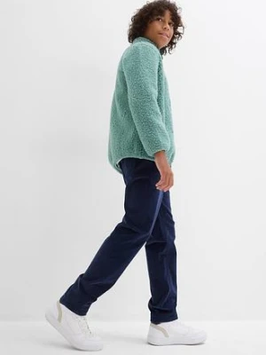 Spodnie sztruksowe regular fit z bawełny z domieszką stretchu, straight bonprix