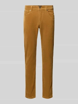 Spodnie sztruksowe w fasonie 5 kieszeni model 'RALSTON' Scotch & Soda Koniakowy