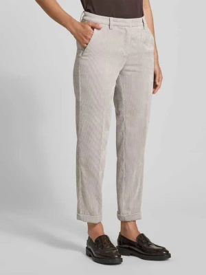 Spodnie sztruksowe w kant model ‘KRYSTAL’ CAMBIO