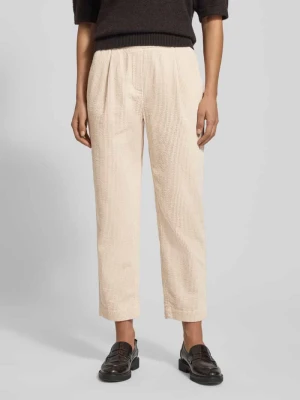 Spodnie sztruksowe z elastycznym pasem model ‘Myha soft’ Opus