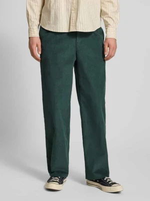 Spodnie sztruksowe z kieszeniami z tyłu model ‘Script’ BLKVIS