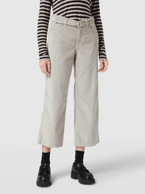 Spodnie sztruksowe z paskiem model ‘LINN’ Angels