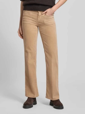 Spodnie sztruksowe z poszerzaną nogawką i wpuszczanymi kieszeniami model ‘TESS’ CAMBIO