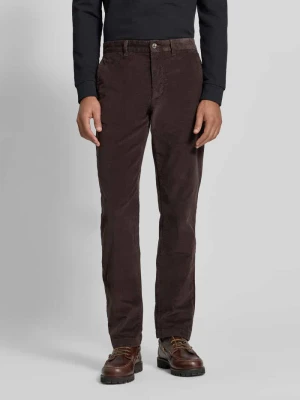 Spodnie sztruksowe z prostą nogawką z mieszanki bawełny model ‘DENTON’ Tommy Hilfiger