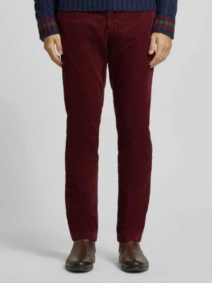 Spodnie sztruksowe z prostą nogawką z mieszanki bawełny model ‘DENTON’ Tommy Hilfiger