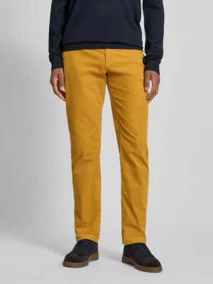 Spodnie sztruksowe z prostą nogawką z mieszanki bawełny model ‘DENTON’ Tommy Hilfiger