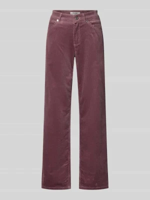 Spodnie sztruksowe z szeroką nogawką i wpuszczanymi kieszeniami model ‘Liv’ TONI