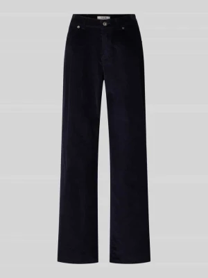 Spodnie sztruksowe z szeroką nogawką i wpuszczanymi kieszeniami model ‘Liv’ TONI