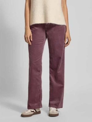 Spodnie sztruksowe z szeroką nogawką i wpuszczanymi kieszeniami model ‘Liv’ TONI