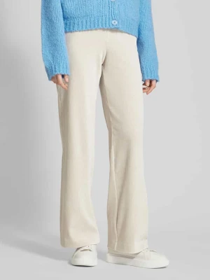 Spodnie sztruksowe z szeroką nogawką model ‘ELAINE’ RAFFAELLO ROSSI