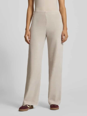 Spodnie sztruksowe z szeroką nogawką model ‘ELAINE’ RAFFAELLO ROSSI