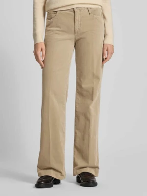 Spodnie sztruksowe z szerokimi nogawkami i wpuszczanymi kieszeniami MAC