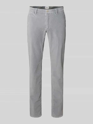 Spodnie sztruksowe o kroju slim fit z kieszeniami z tyłu model ‘Fabio’ BRAX