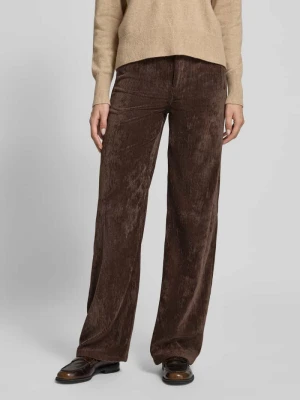 Spodnie sztruksowe z wpuszczanymi kieszeniami model 'MEDLEY' Drykorn Camel