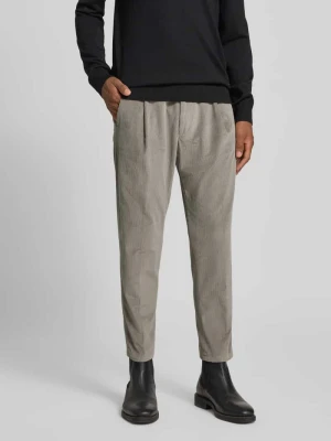 Spodnie sztruksowe z wpuszczanymi kieszeniami w stylu francuskim drykorn