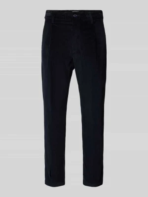 Spodnie sztruksowe z wpuszczanymi kieszeniami w stylu francuskim drykorn