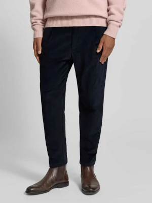 Spodnie sztruksowe z wpuszczanymi kieszeniami w stylu francuskim drykorn