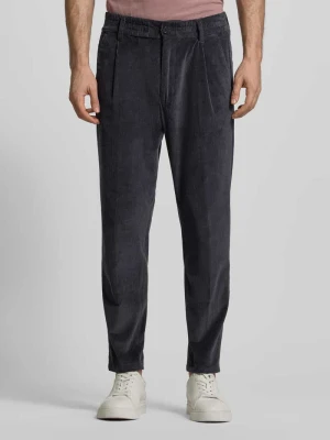 Spodnie sztruksowe z wpuszczanymi kieszeniami w stylu francuskim drykorn