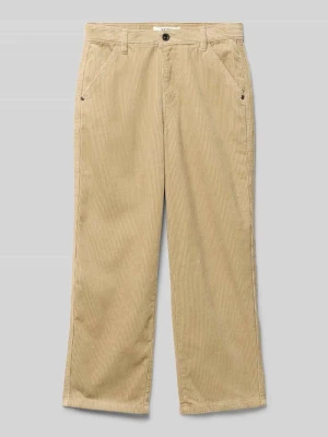 Spodnie sztruksowe z wpuszczanymi kieszeniami w stylu francuskim Garcia