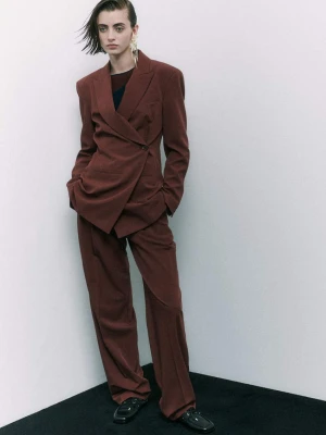 Spodnie szwedy z zaszewkami PATRIZIA PEPE