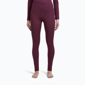 Spodnie termoaktywne damskie Icebreaker Merino 200 Oasis High Rise Leggins dark berry Fioletowy
