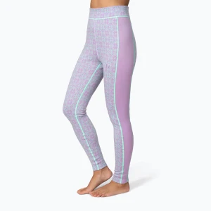 Spodnie termoaktywne damskie KARI TRAA Rose High Waist lily Fioletowy