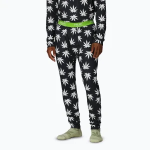 Spodnie termoaktywne męskie 686 x Huf Plantlife Base Layer huf plantlife Czarny