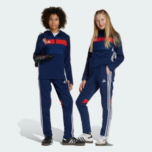 Spodnie Tiro 25 Essentials Winterized Training Kids Adidas niebieski