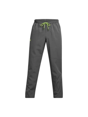 Spodnie tkaninowe wodoodporne męskie Under Armour UA Legacy Windbreaker Pant - szare