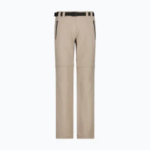 Spodnie trekkingowe damskie CMP 3T51446 Zip Off sabbia/antracite