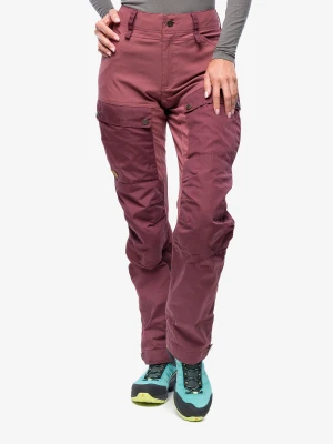 Spodnie trekkingowe damskie Fjallraven Keb Trousers - port/mesa purple