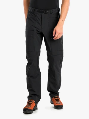 Spodnie trekkingowe męskie Haglofs L.I.M ZT Pant - true black/zenith red