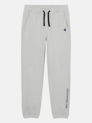 Spodnie treningowe Abercrombie & Fitch jasnoszary