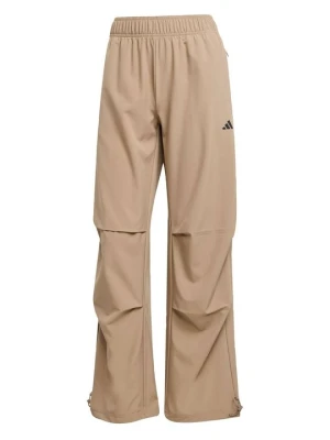 Spodnie treningowe Adidas brązowy