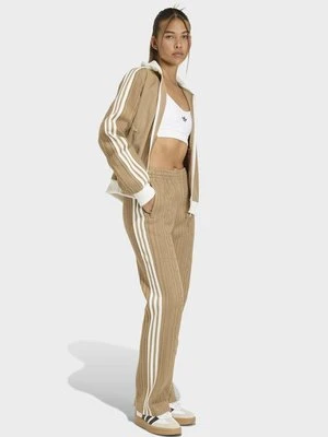 Spodnie treningowe adidas Originals brązowy
