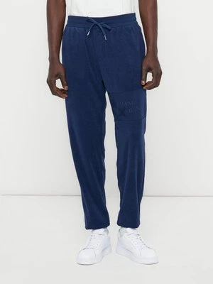 Spodnie treningowe Armani Exchange granatowy