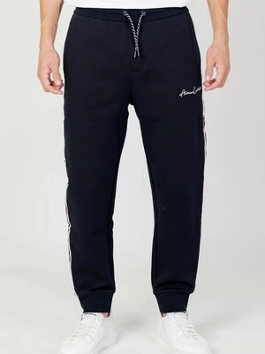Spodnie treningowe Armani Exchange niebieski