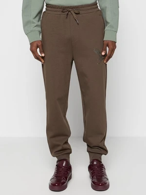 Spodnie treningowe Armani Exchange ciemnozielony