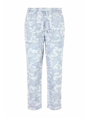 Spodnie treningowe Armani Exchange jasnoniebieski denim