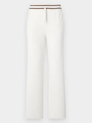 Spodnie treningowe Armani Exchange mleczny