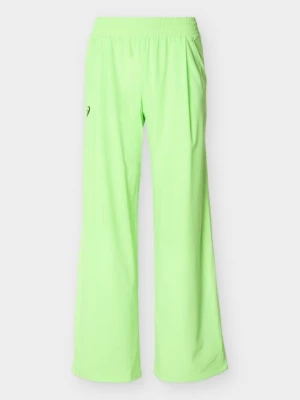 Spodnie treningowe Asics zielony neon