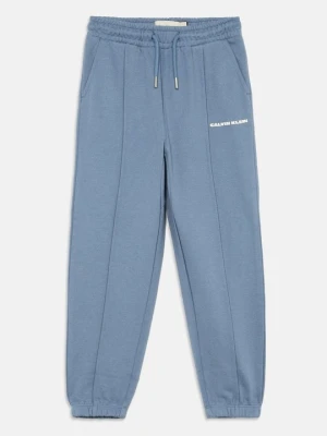 Spodnie treningowe Calvin Klein Jeans jasnoniebieski