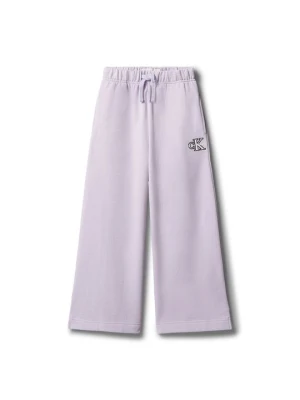 Spodnie treningowe Calvin Klein Jeans liliowy