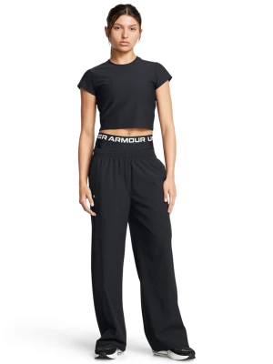 Spodnie treningowe damskie Under Armour Armoursport Wide Leg Pant - czarne