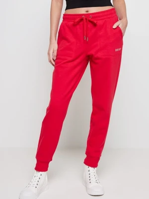 Spodnie treningowe DKNY czerwony