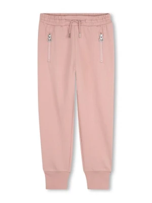Spodnie treningowe DKNY jasnoróżowy